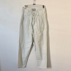 Light Gray High-Waisted Pants